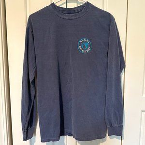 Blue Ridge Moon Long Sleeve T Shirt Size Small